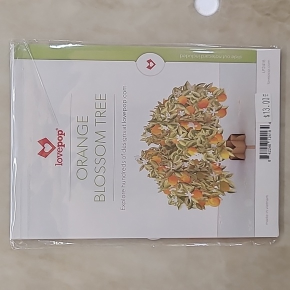 Lovepop Orange Blossom Tree Blank Card - Picture 3 of 10